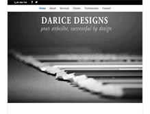 Tablet Screenshot of daricedesigns.com
